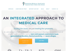 Tablet Screenshot of johnsonmedicalassociates.com